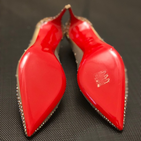 Christian Louboutin Follies Strass Crystal Heels - Picture 3 of 8